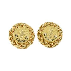 CHANEL Authentic Black Earrings
